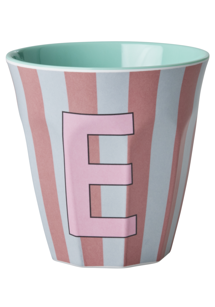 Rice melcu-alpstr Letter E Pink