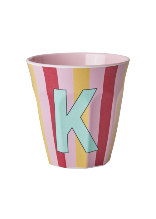 Rice Rice melcu-alpstr Letter K Pink