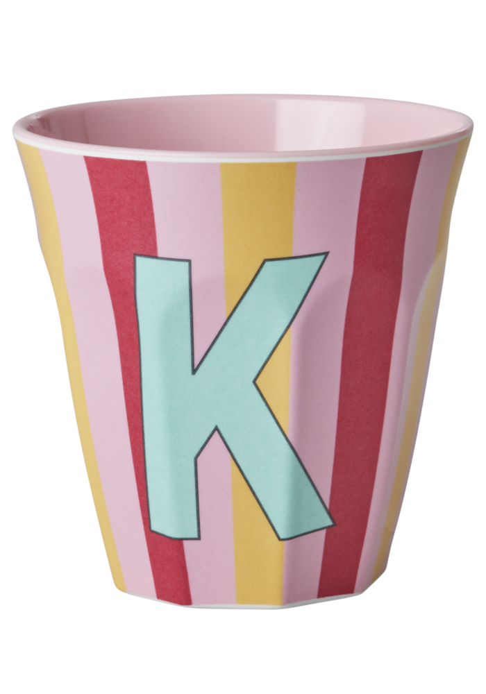 Rice melcu-alpstr Letter K Pink