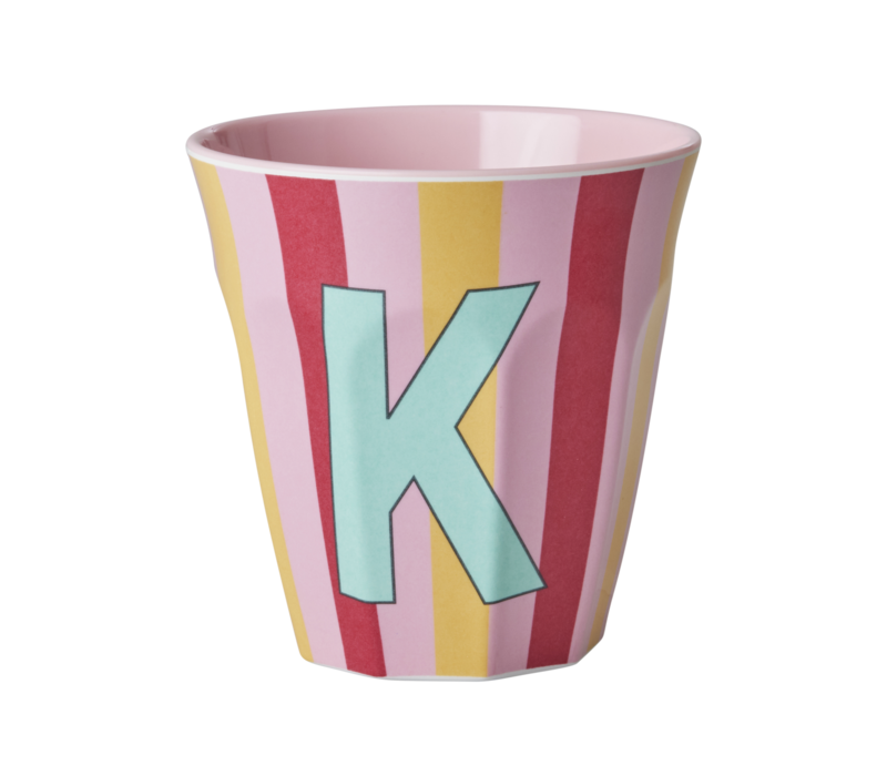 Rice melcu-alpstr Letter K Pink