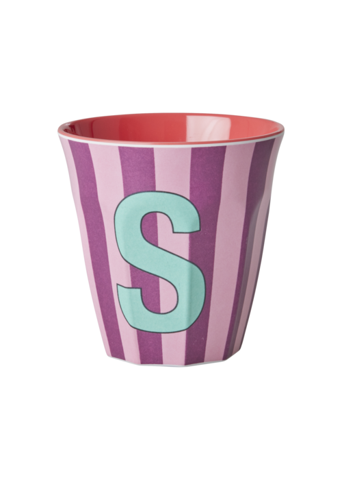 Rice Rice melcu-alpstr Letter S Pink