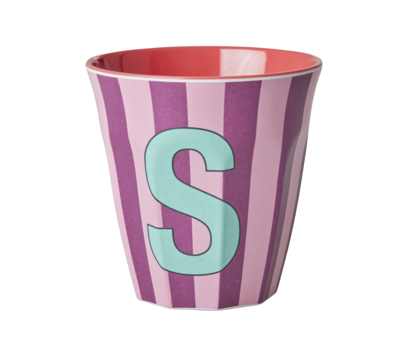 Rice melcu-alpstr Letter S Pink