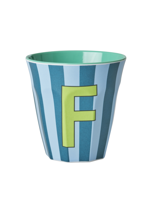 Rice Rice melcu-alpstr Letter F Blue-ish