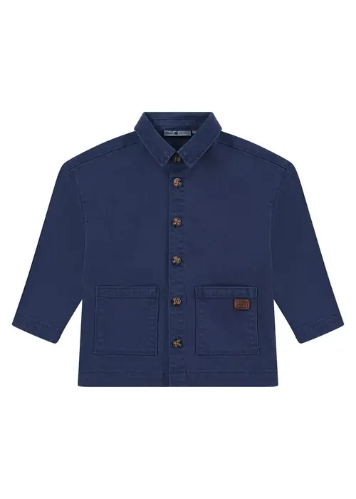 STAINS AND STORIES STAINS AND STORIES boys overshirt blue