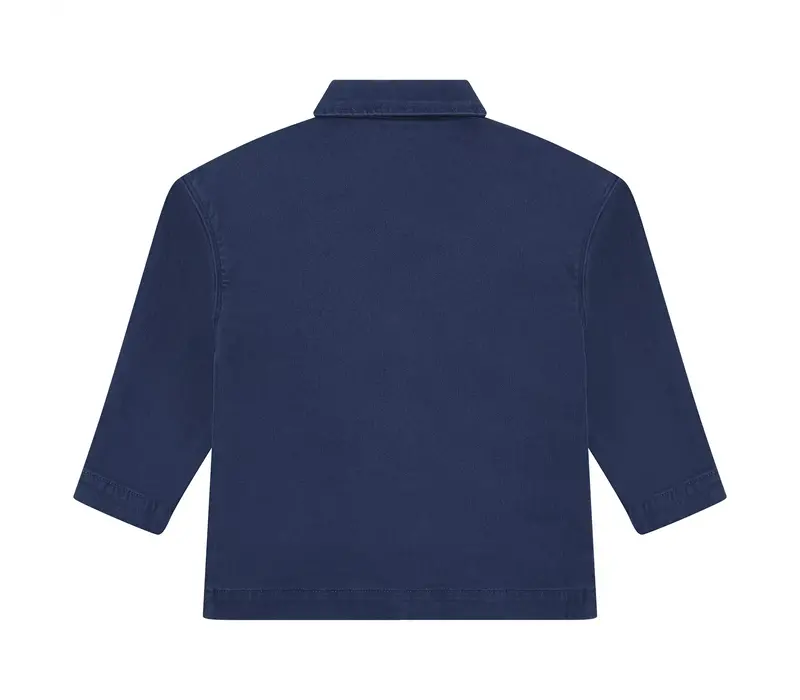 STAINS AND STORIES boys overshirt blue