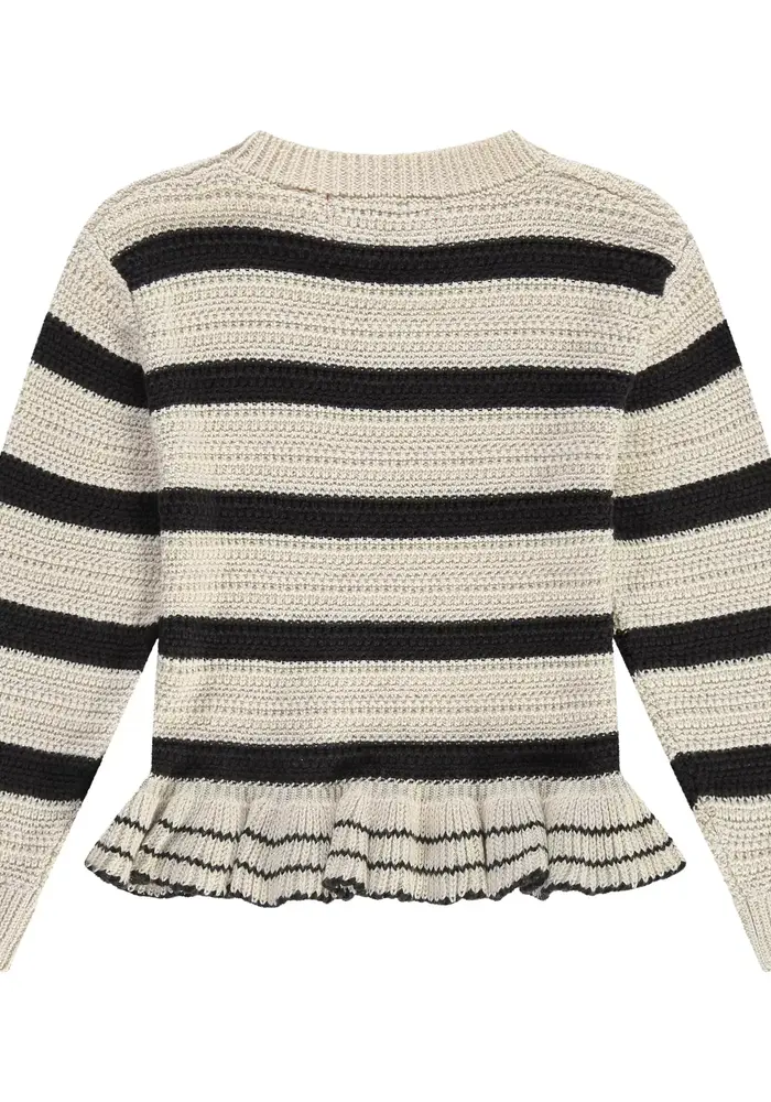 STAINS AND STORIES girls pullover nearly black