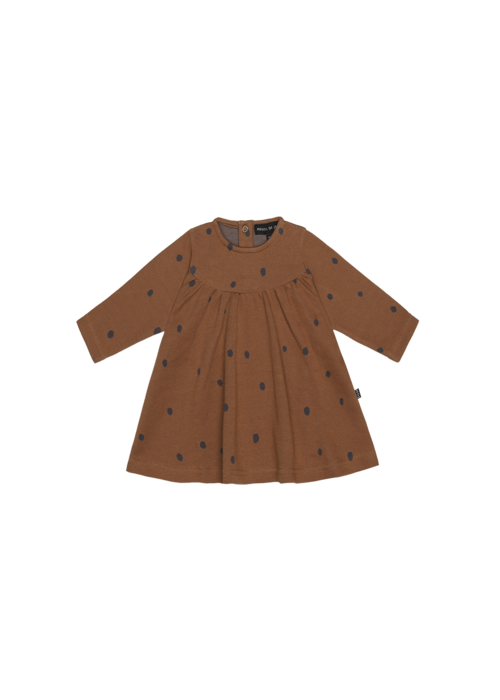 House of Jamie House of Jamie Baby Doll Dress Ginger Bread Dots