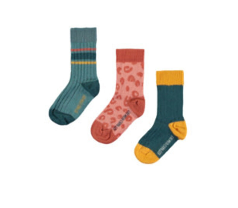 The New Chapter 3-pack socks wild heart