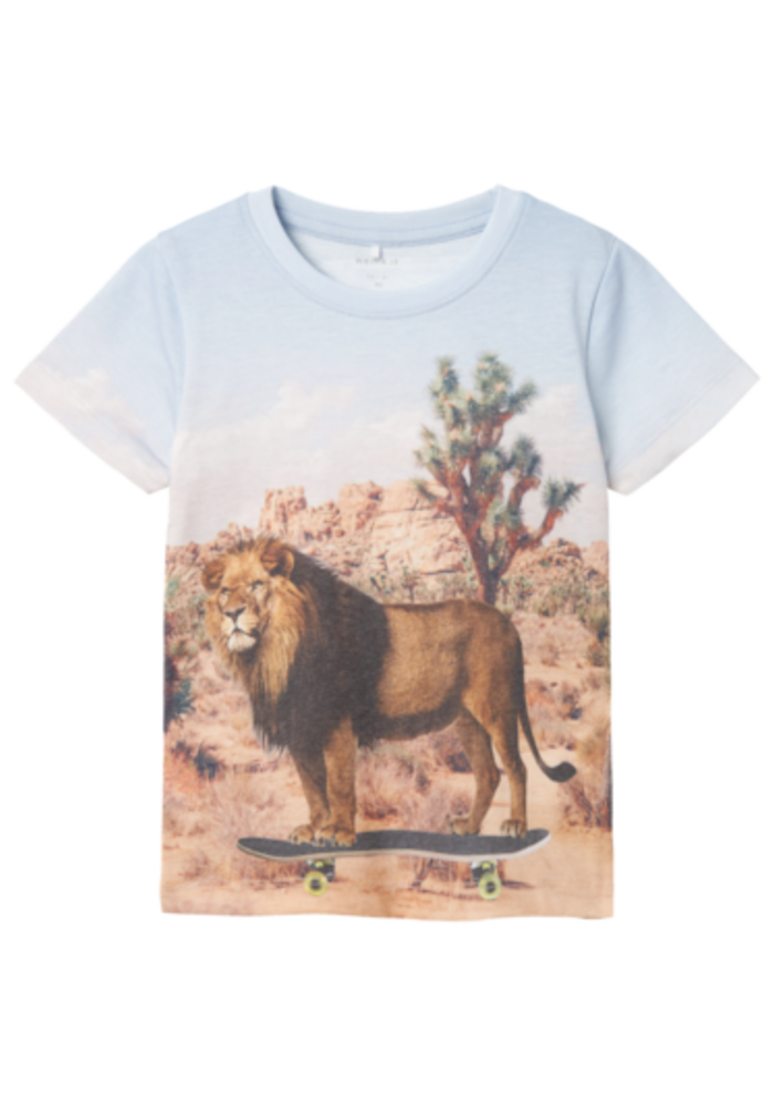 Name It T-Shirt NMMJOKE SS TOP BOX Oil Green