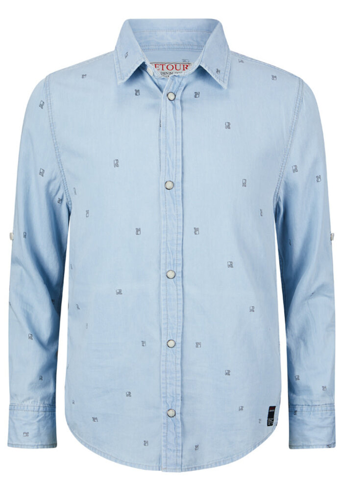 Retour Eloy bleached blue denim