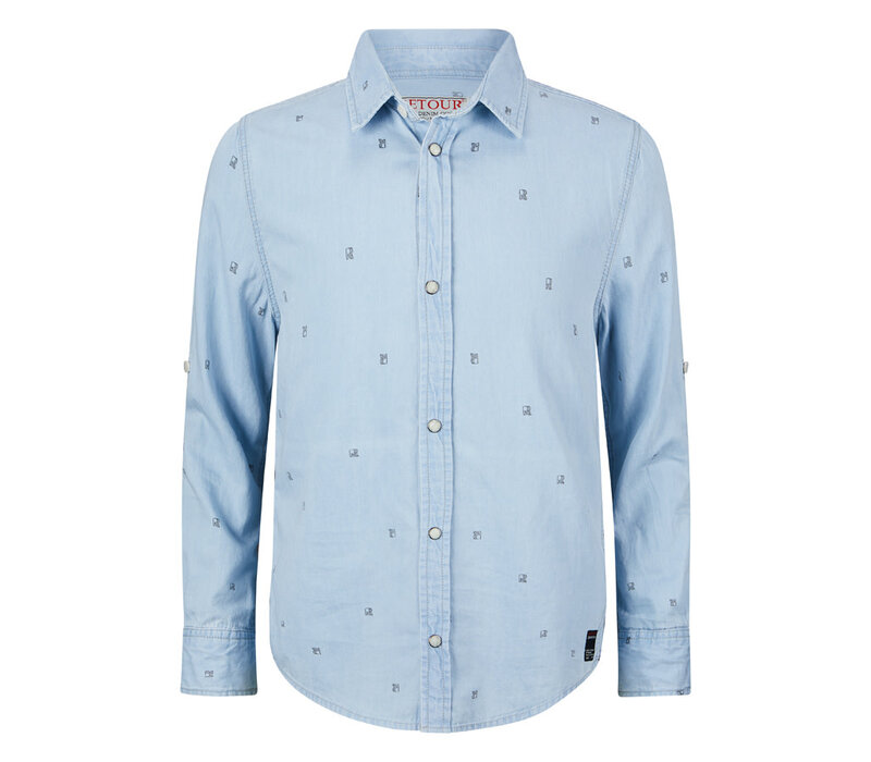Retour Eloy bleached blue denim