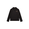 Moodstreet Girls lurex stripe longsleeve Black