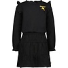 Moodstreet Moodstreet MT stroke dress mousseline Black Moodstreet Moodstreet MT stroke dress mousseline Black