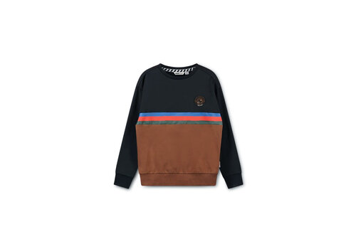 Moodstreet Moodstreet Boys colorblock sweater Black