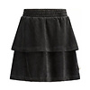 Moodstreet Moodstreet MT skirt triple stroke velours Nearly Black