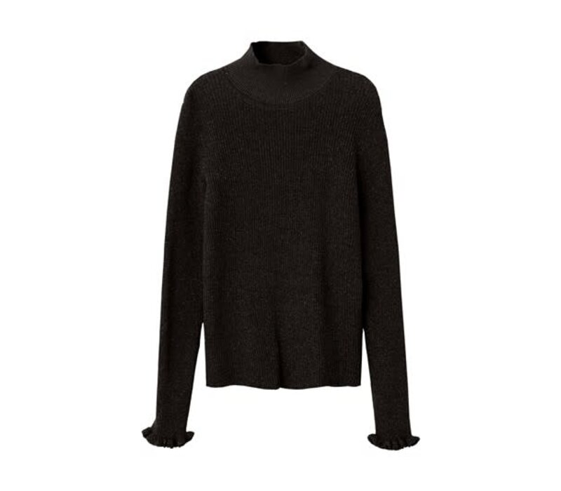 Name it NKFRIAGLITTER LS KNIT Black