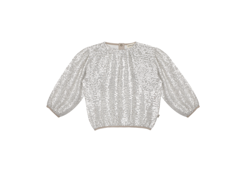 House of Jamie House of Jamie Puff Balloon Sequins Jumper Ecru