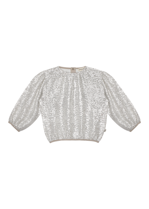 House of Jamie House of Jamie Puff Balloon Sequins Jumper Ecru