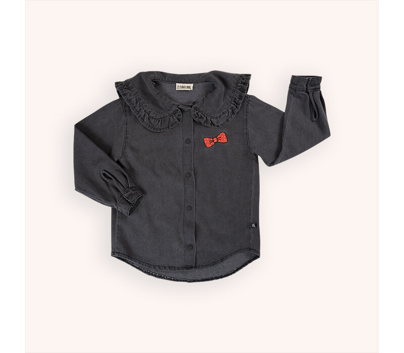 CarlijnQ Denim - big blouse collar