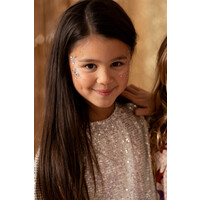 House of Jamie Puff Balloon Sequins Jumper Ecru