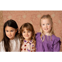 House of Jamie Puff Balloon Sequins Jumper Ecru