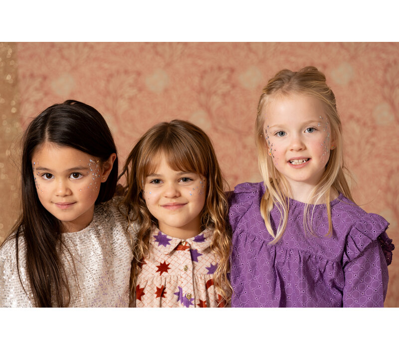 House of Jamie Puff Balloon Sequins Jumper Ecru