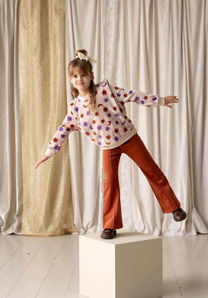 House of Jamie Shoulder Sweater Magical Stars