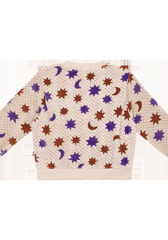 House of Jamie Shoulder Sweater Magical Stars