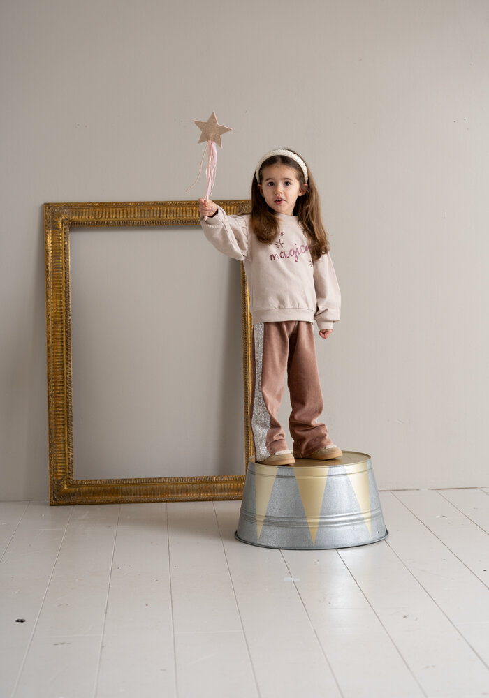 House of Jamie Balloon Sweater French Grey