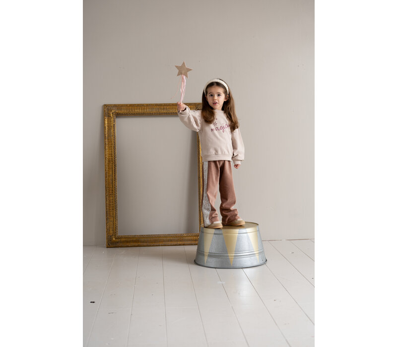 House of Jamie Balloon Sweater French Grey