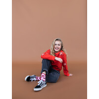 CarlijnQ Stars - girls sweater with split