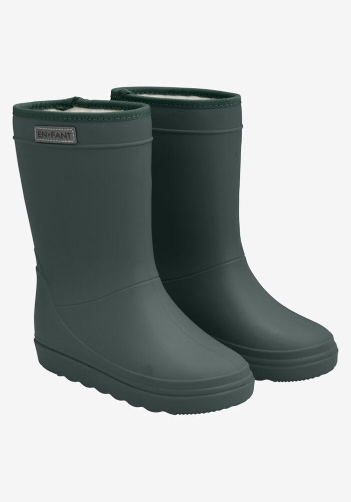 Enfant Thermo Boots Solid Green Gables