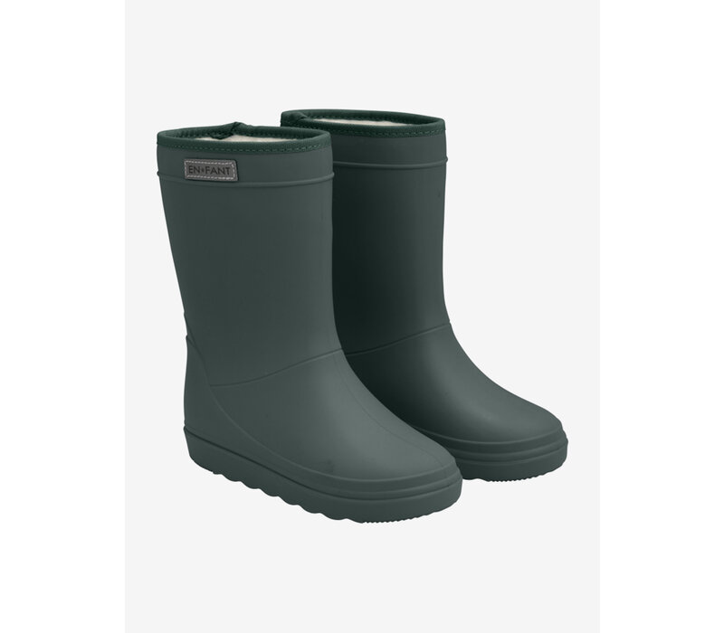 Enfant Thermo Boots Solid Green Gables