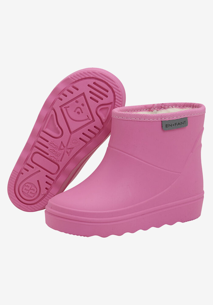 Enfant Thermo Boots Short Solid Carmine Rose