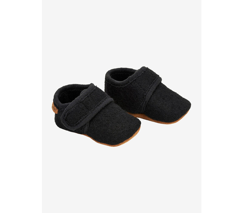Enfant Baby Wool slippers Black