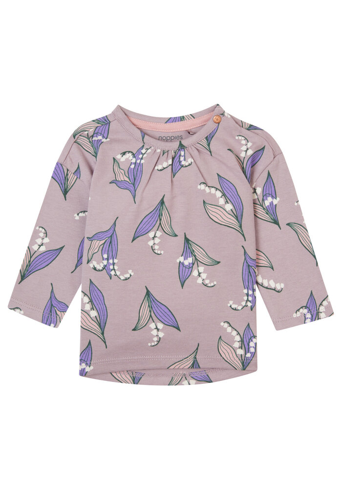 Noppies Girls Tee Falicon long sleeve allover print Nirvana