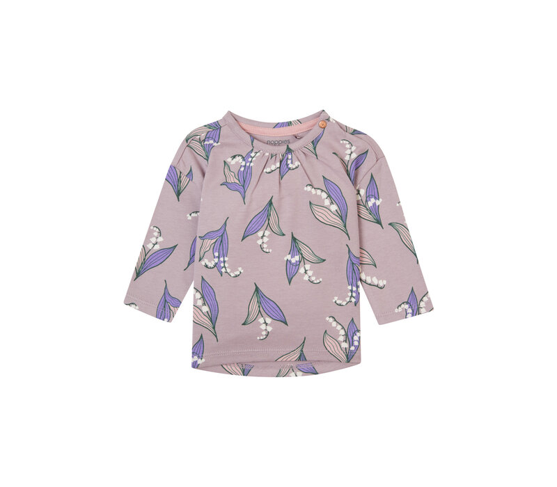 Noppies Girls Tee Falicon long sleeve allover print Nirvana