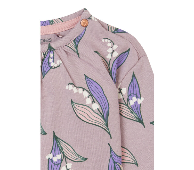 Noppies Girls Tee Falicon long sleeve allover print Nirvana