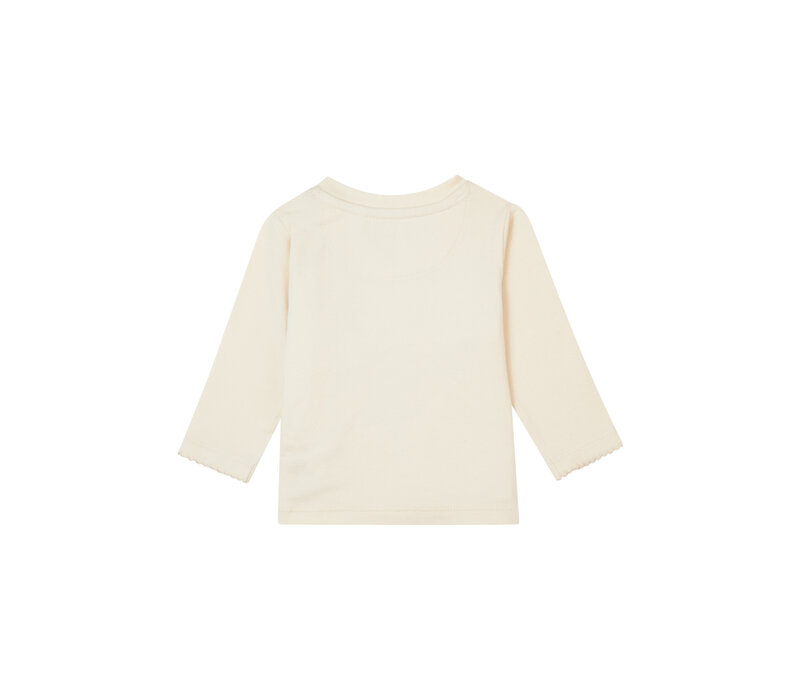 Noppies Girls Tee Fontaine long sleeve Buttercream