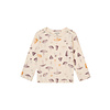 Noppies Noppies Unisex Tee Grabels long sleeve allover print Buttercream