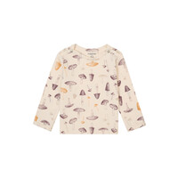 Noppies Unisex Tee Grabels long sleeve allover print Buttercream