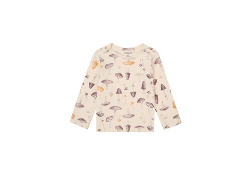Noppies Noppies Unisex Tee Grabels long sleeve allover print Buttercream
