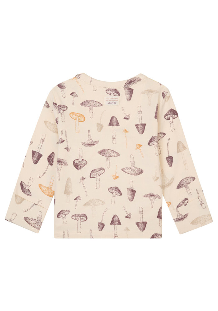 Noppies Unisex Tee Grabels long sleeve allover print Buttercream
