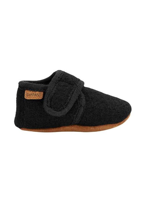 Enfant Enfant Baby Wool slippers Black