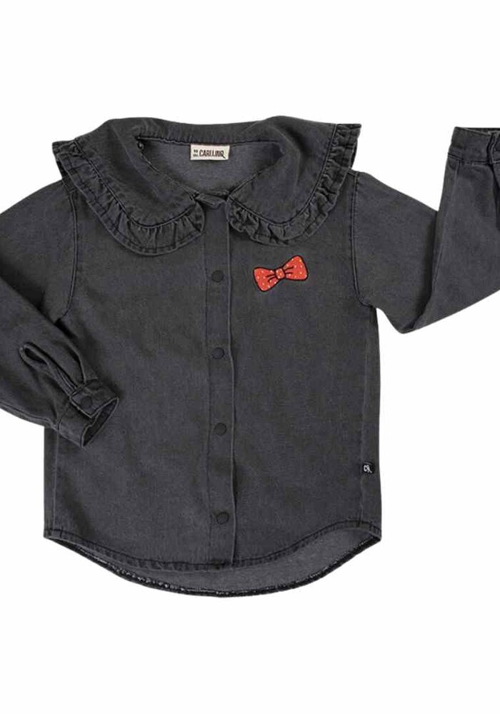 CarlijnQ Denim - big blouse collar