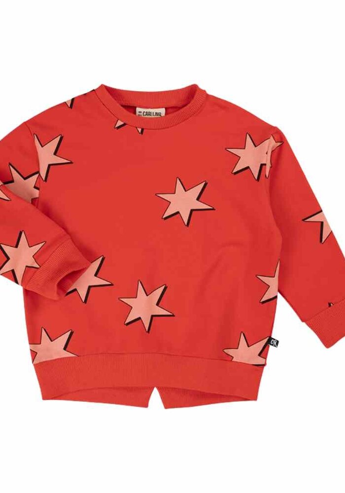 CarlijnQ Stars - girls sweater with split