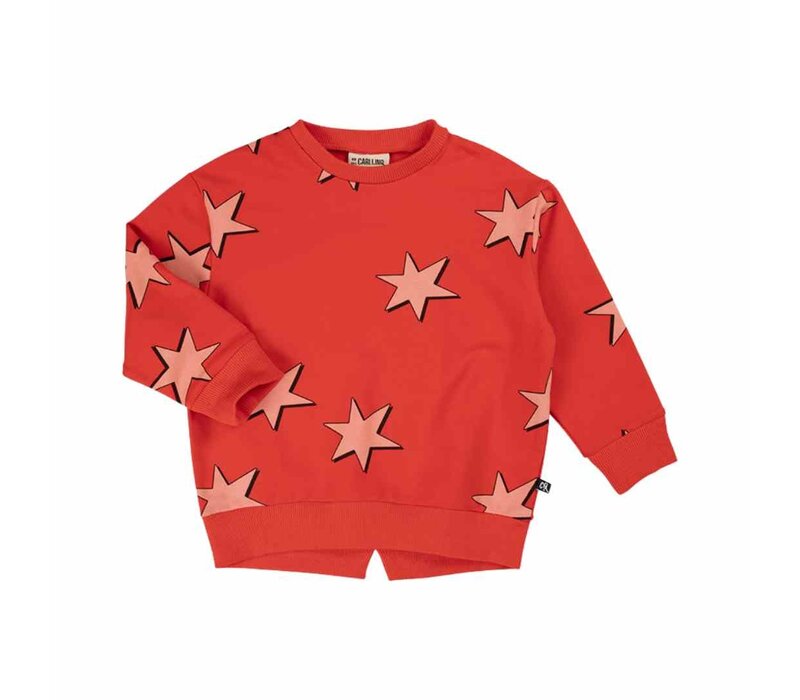 CarlijnQ Stars - girls sweater with split