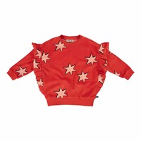 CarlijnQ Stars - girls sweater ruffled