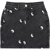 The New Lykke Denim skirt Black denim wash