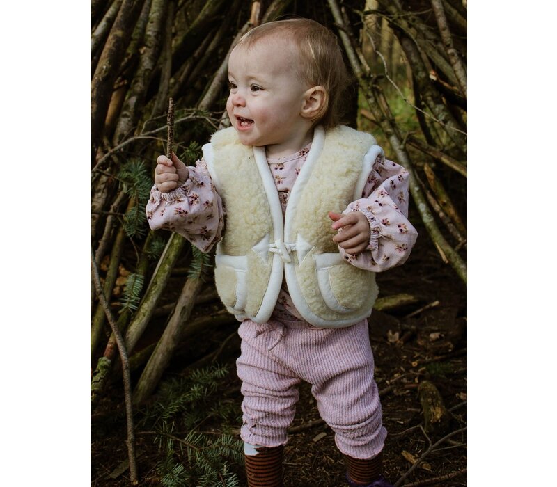 We Are Wovens Bodywarmer Flat White